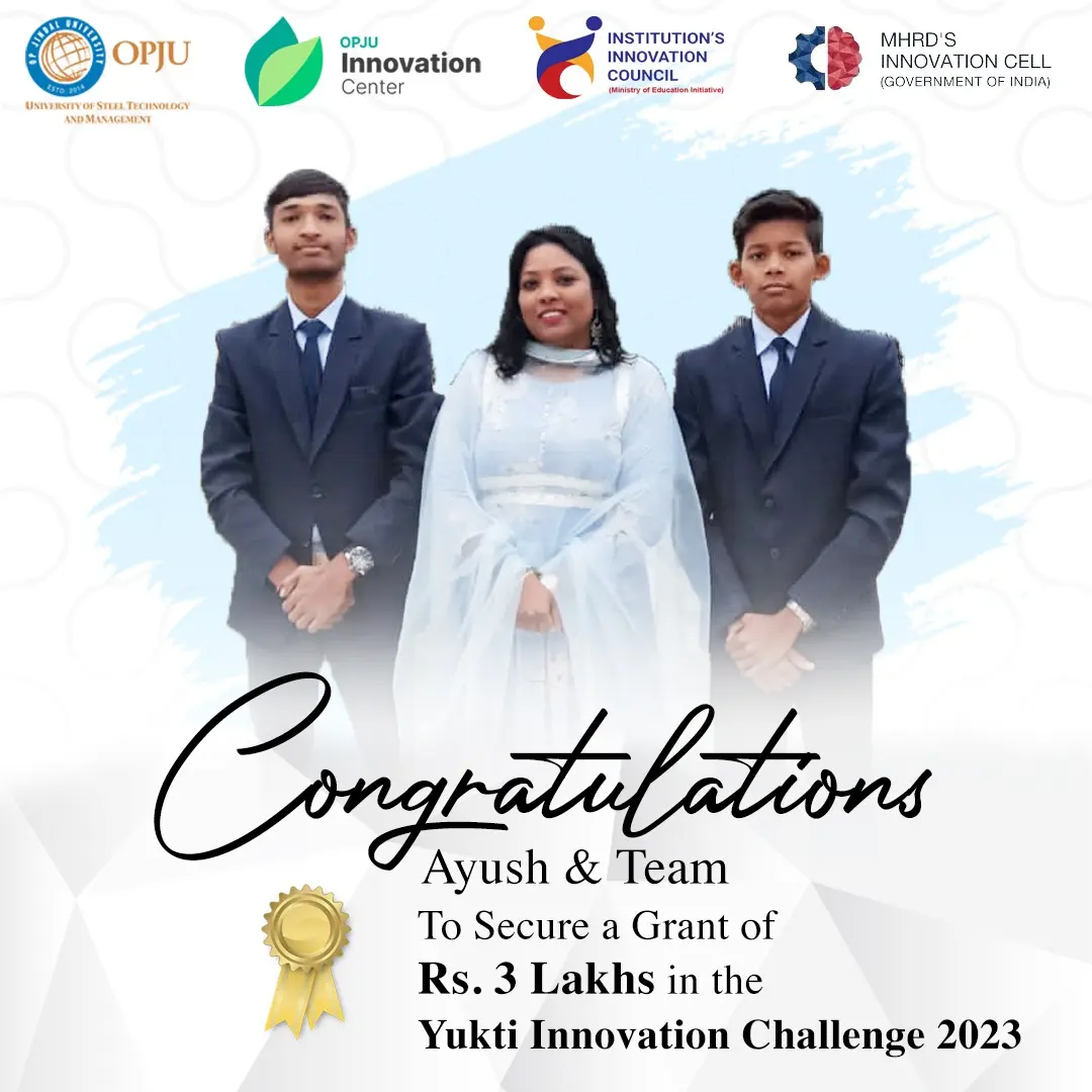 YUKTI Innovation Challenge 2023 Award